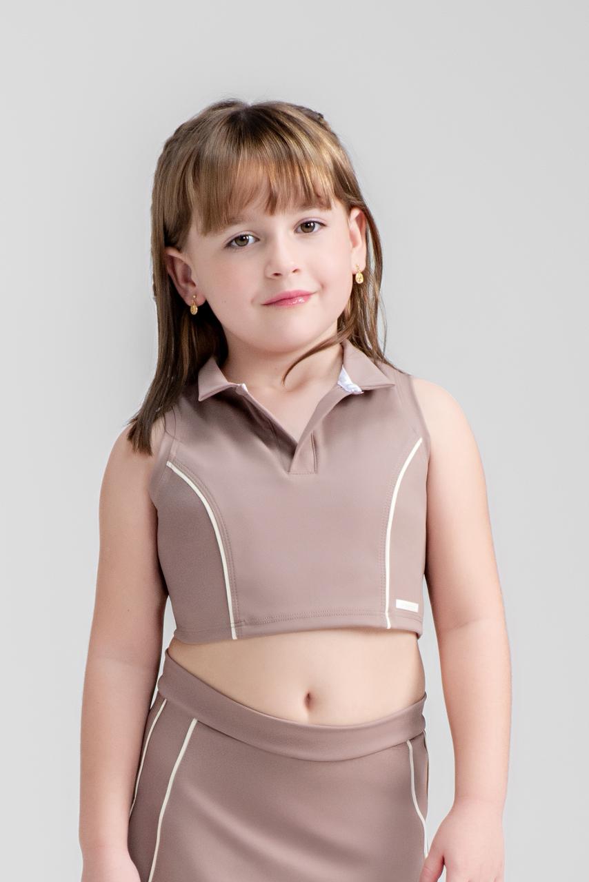 Jaqueta Cropped Anwen Nylon Cinza - Andressa Suita - Larulp