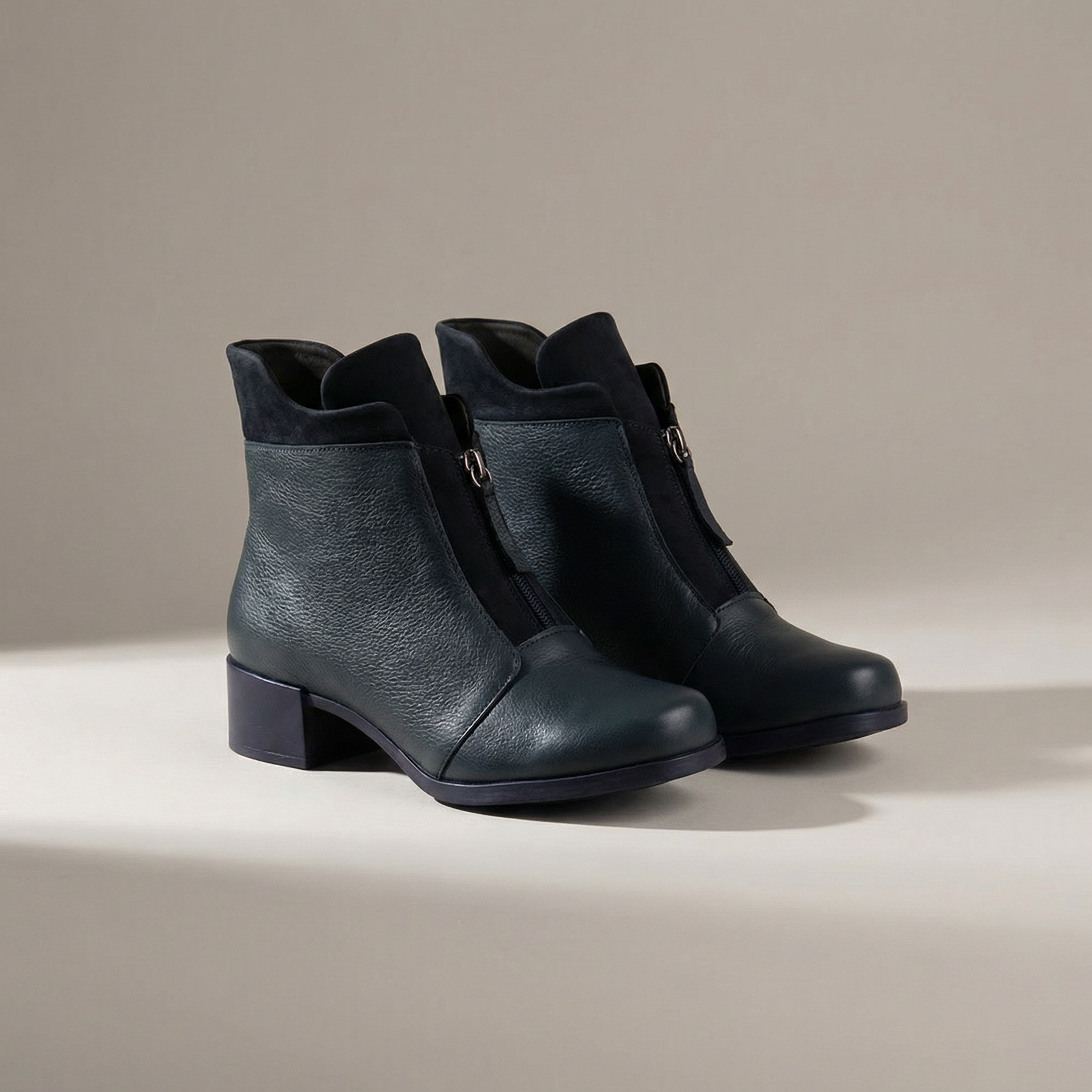 Coturno Azul Marinho - 4990 - Botas, Coturnos- MZQ