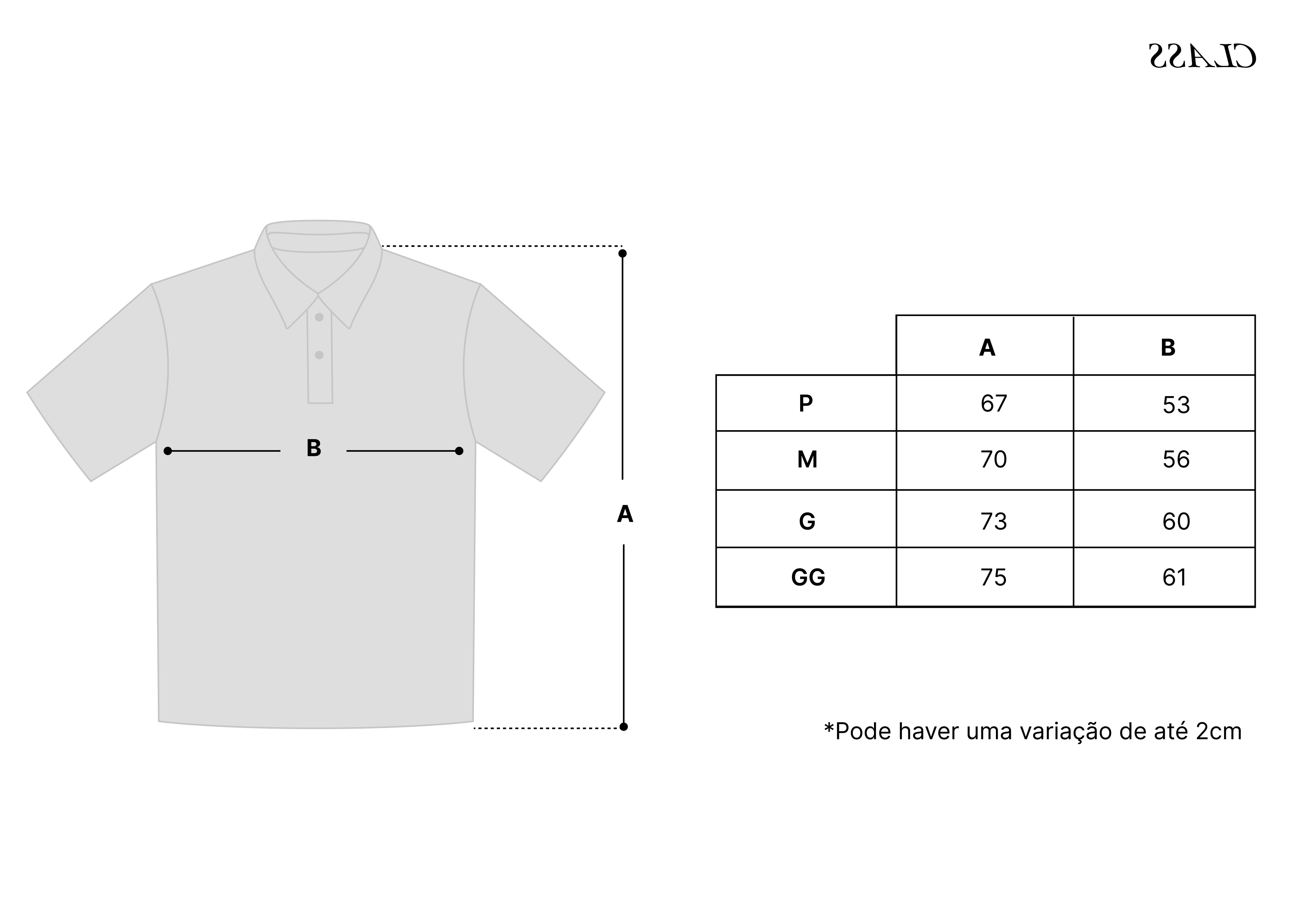 Camiseta Class Classic Polo Shirt Pipa Off-White - Esgotado- na
